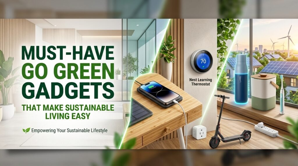 Must-Have Go Green Gadgets That Make Sustainable Living Easy